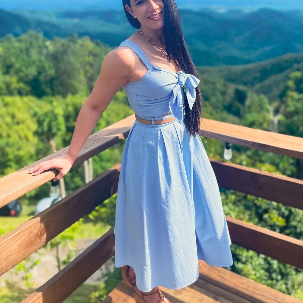 Elegant Blue SKIRT ONLY
